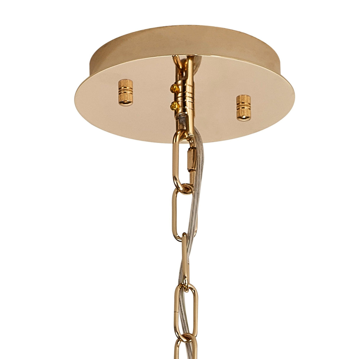 Vivienne 50cm 4 Light Crystal Chandelier/Semi Ceiling - French Gold