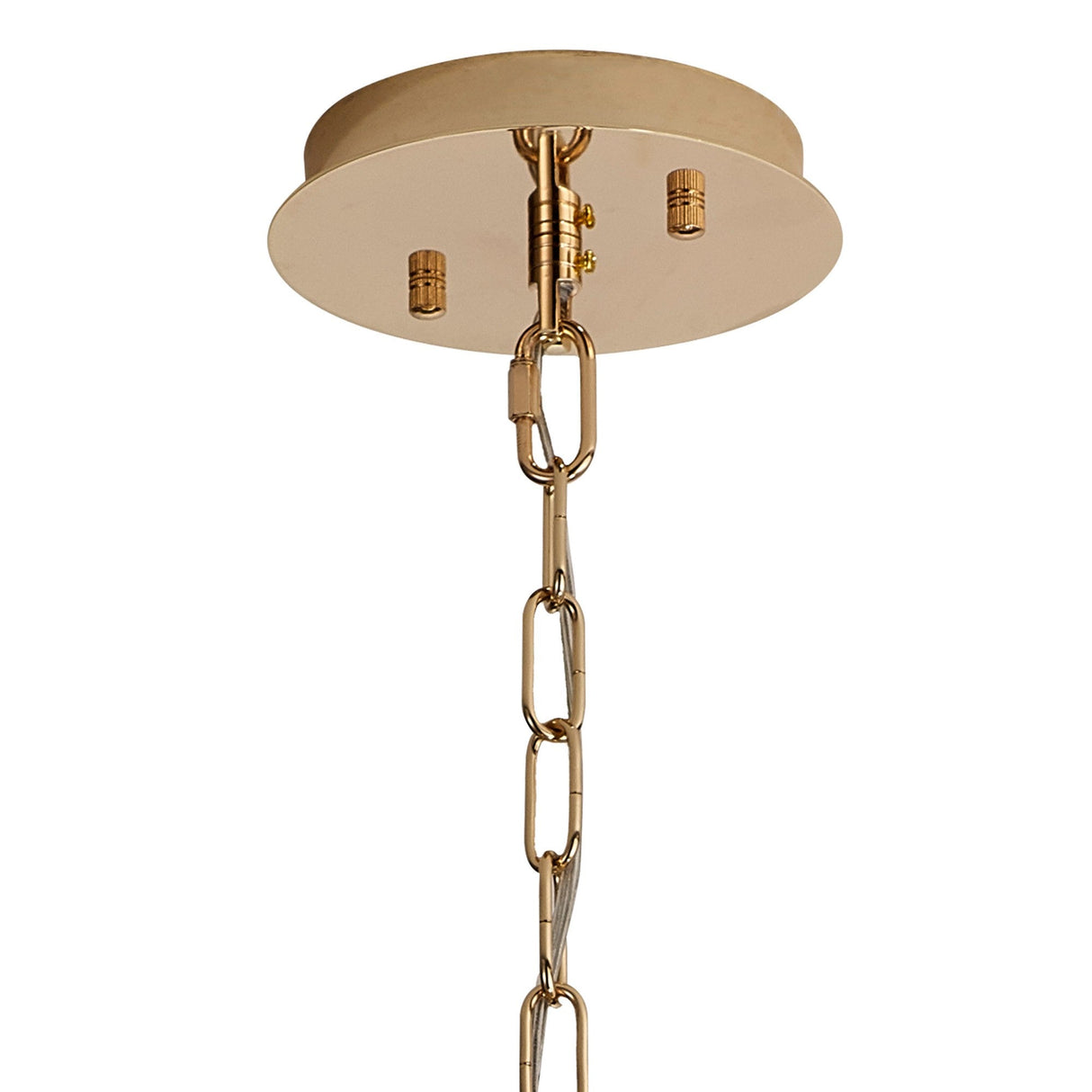 Vivienne 60cm 6 Light Crystal Chandelier/Semi Ceiling - French Gold