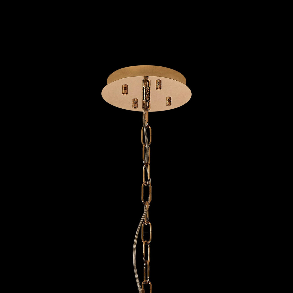 Vivienne 70cm 11 Light Crystal Chandelier/Semi Flush - French Gold