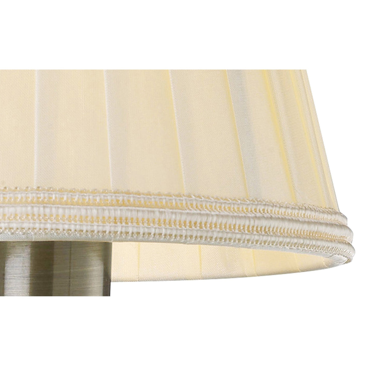 Willow Clip-On Lampshade - Cream, 8/13cm x 11cm