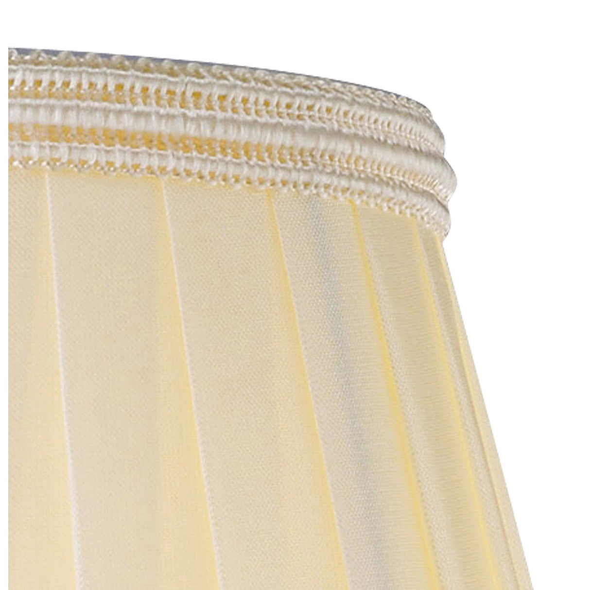 Willow Clip-On Lampshade - Cream, 8/13cm x 11cm