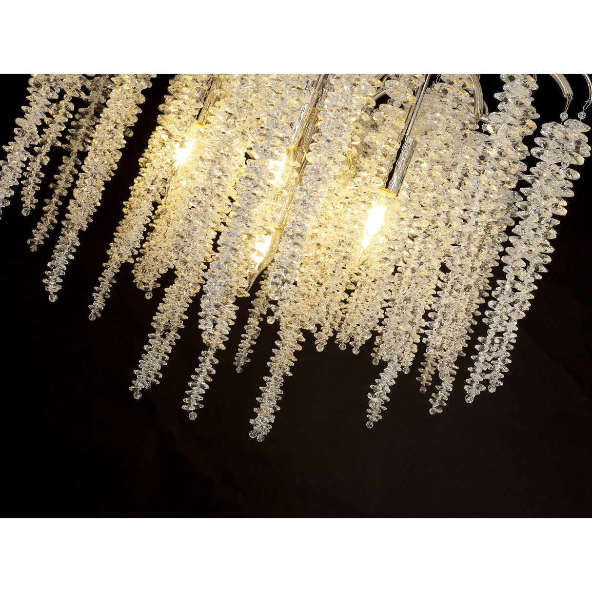 Wisteria 62cm 7 Light Crystal Suspension Light - Polished Nickel