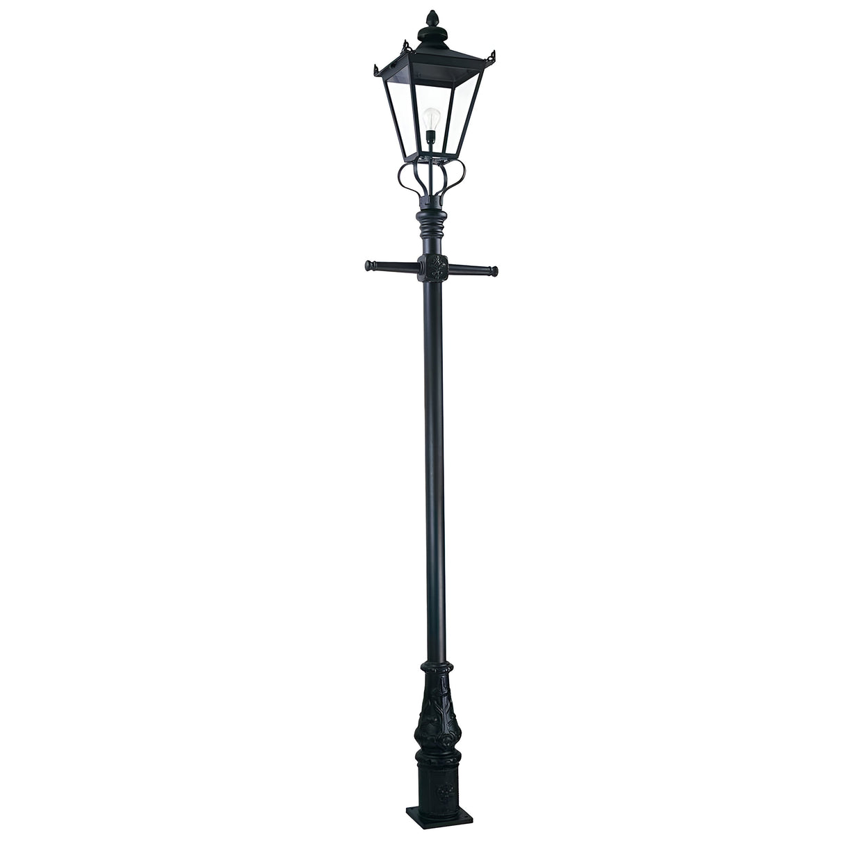 Wilmslow 1 Light Lamp Post - Black