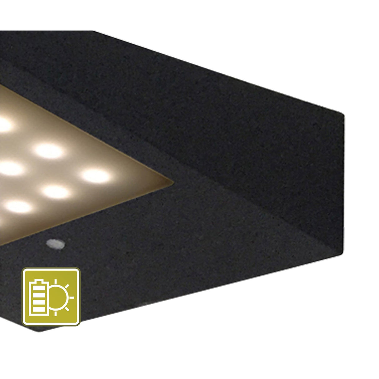 Yeti Solar/Sensor Outdoor LED Wall Light - Graphite