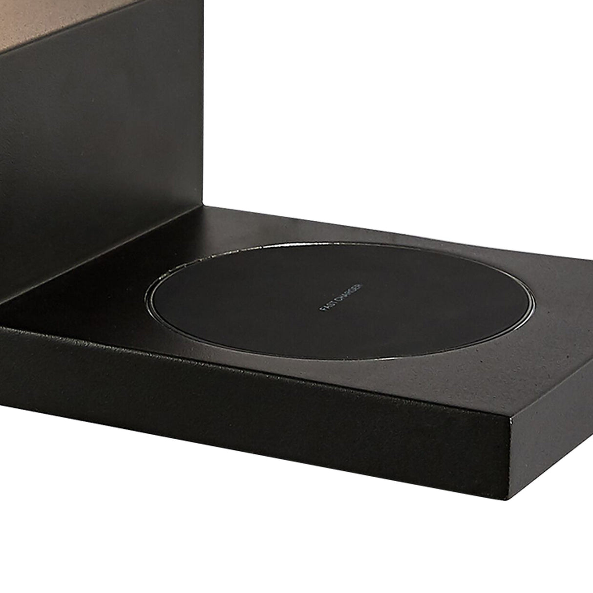 Zanzibar Globe LED Wall Light With Switch & Phone Induction Charger 6W 3000K - Sand Black