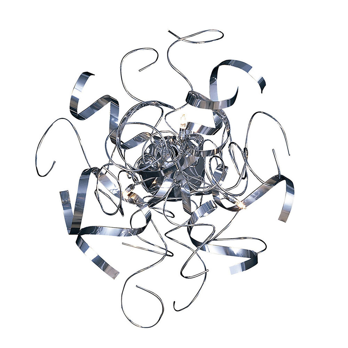 Zen Round 3 Light Wall/Flush Ceiling Light - Chrome