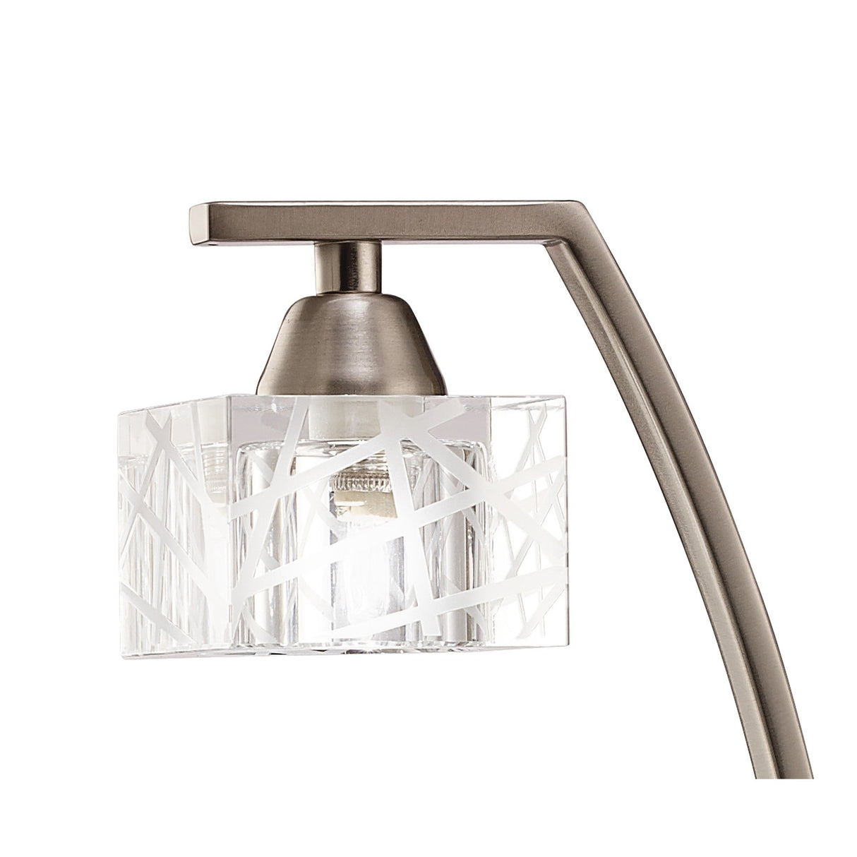 Zen 1 Light Table Lamp - Satin Nickel