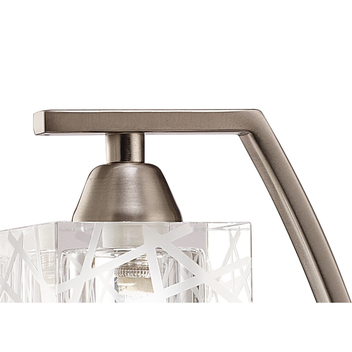 Zen 1 Light Table Lamp - Satin Nickel