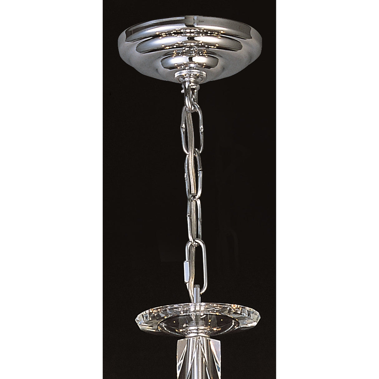 Zinta 60cm 6 Light Crystal Chandelier - Polished Chrome