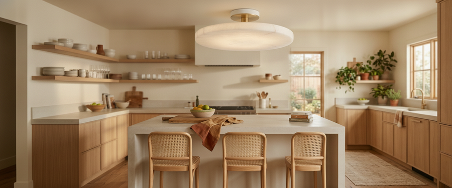 Alabaster Ceiling Lights: How to Read the Stone Before You Buy - alabaster ceiling light