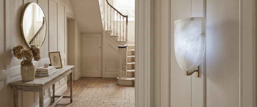 Alabaster Wall Light Styles: How the Frame Decides Old or New - alabaster wall light