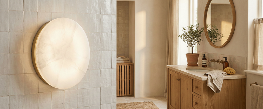 Bathroom Ceiling Lighting Ideas That Flatter, Not Flatten - bathroom ceiling lighting ideas