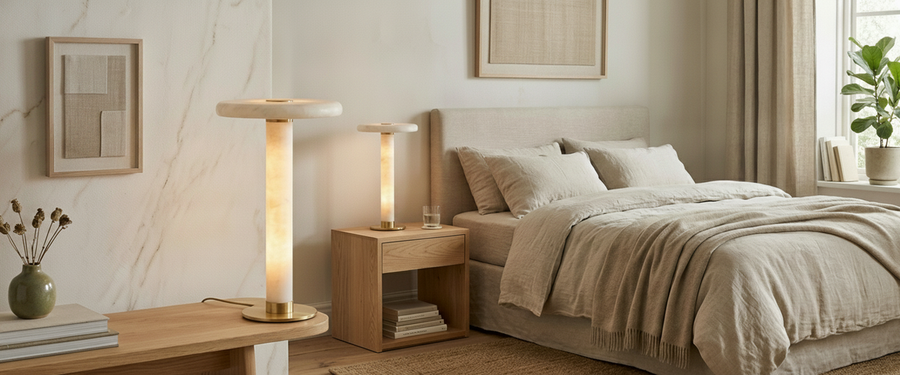 How to Choose Bedside Table Lamps for the Bedroom - bedside table lamps bedroom