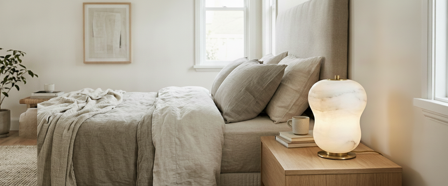 Bedside Table Lamps: How to Get the Size, Glow, and Pairing Right - bedside table lamps