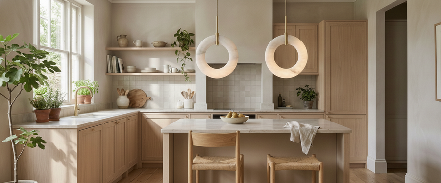 Kitchen Island Lighting: How to Hang Stone Pendants That Actually Work - kitchen island lighting