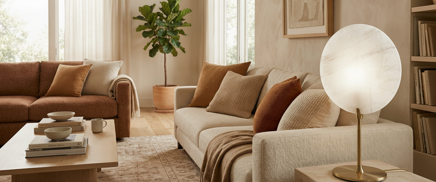 Living Room Lighting That Tells People Where to Sit - living room lighting