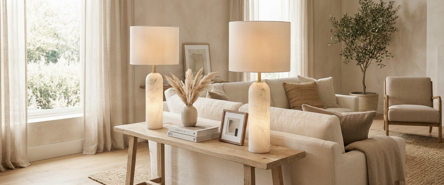 Table Lamps for the Living Room: How to Get the Light, Height and Scale Right - table lamps living room