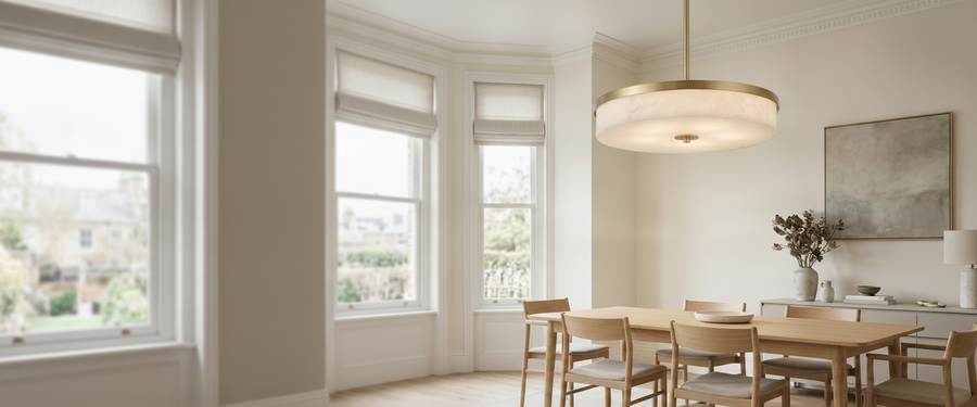 The Alabaster Transitional Ceiling Light: Where Period and Pared-back Finally Agree - alabaster transitional ceiling light