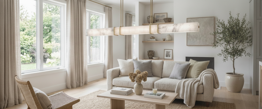 The Modern Chandelier Living Room Guide: Size, Height and Light - modern chandelier living room