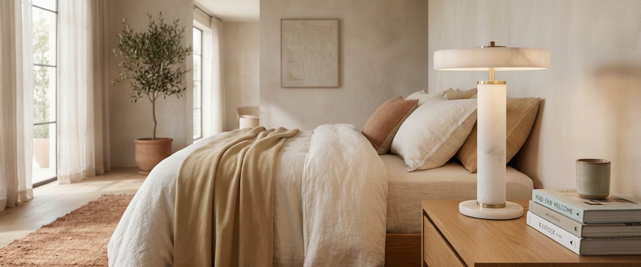 The Skinny Bedside Table Lamp: How to Get Slim and Stable Right - skinny bedside table lamp
