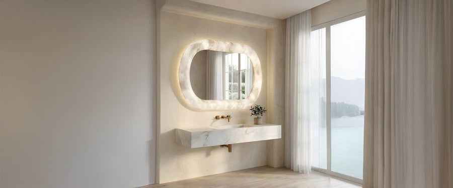Alabaster Mirrors: How to Enhance Natural Light Beautifully