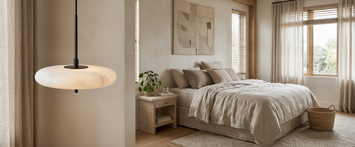 Bedroom Chandeliers Done Properly: Scale, Height and Softer Light - bedroom chandeliers