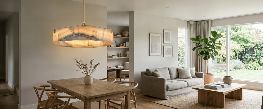 Blue Onyx Pendant Light: A Stone That Cools the Light It Carries - blue onyx pendant light
