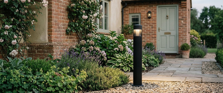 Outdoor Garden Bollard Lighting: How to Avoid the Airport Runway Look - bollard outdoor garden