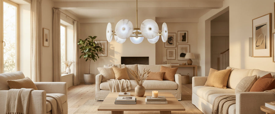 Brass Chandelier Living Room Ideas That Hold Up After Dark - brass chandelier living room