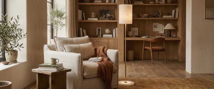 Brass Floor Lamps That Read as Furniture, Not Filler - brass floor lamps