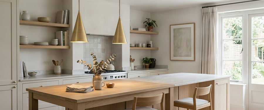 Brushed Brass Pendant Light: How the Finish Really Behaves After Dark - brushed brass pendant light