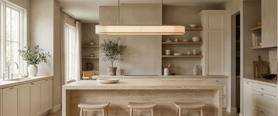 Buying a Glass Linear Pendant Light? Start With the Surface Below - glass linear pendant light