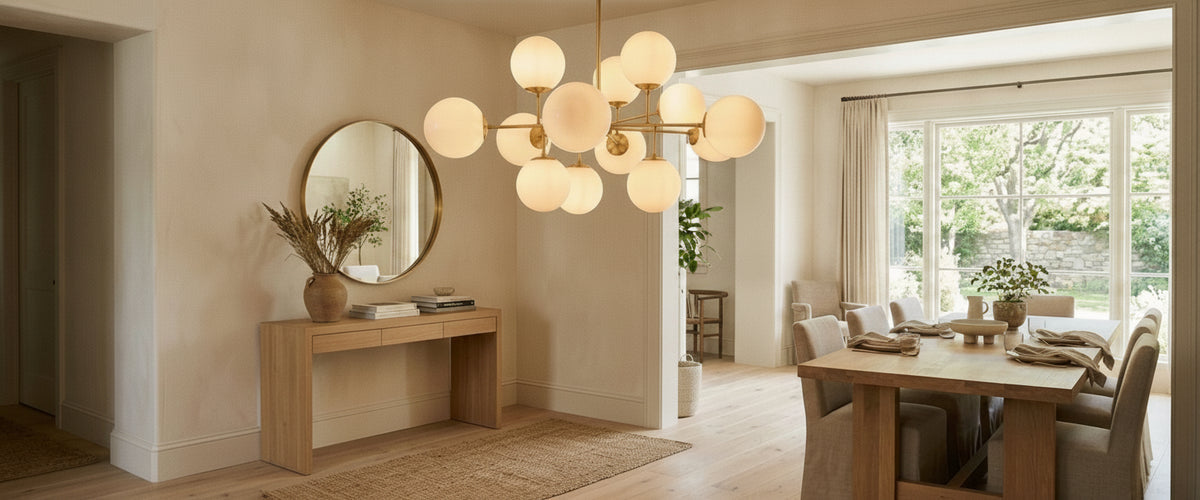 Choosing a Glass Globe Chandelier Without Lighting the Room Like a Showroom - glass globe chandelier