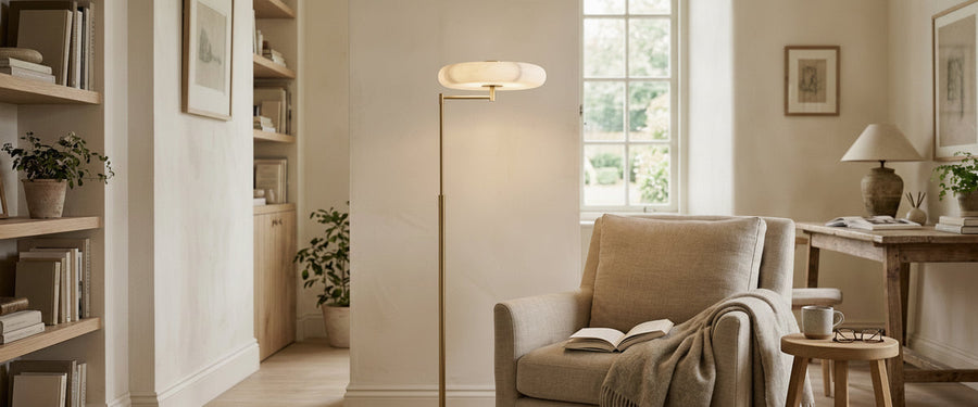 Choosing a Shade Floor Lamp: The Shade Does All the Work - shade floor lamp