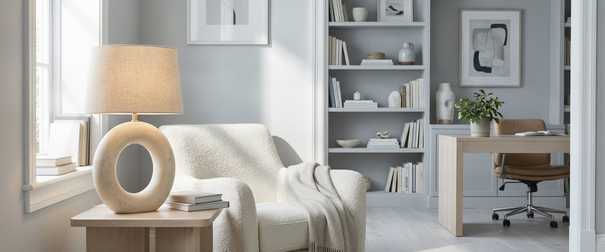 Choosing a Travertine Stone Table Lamp: What the Pores Do to Light - travertine stone table lamp