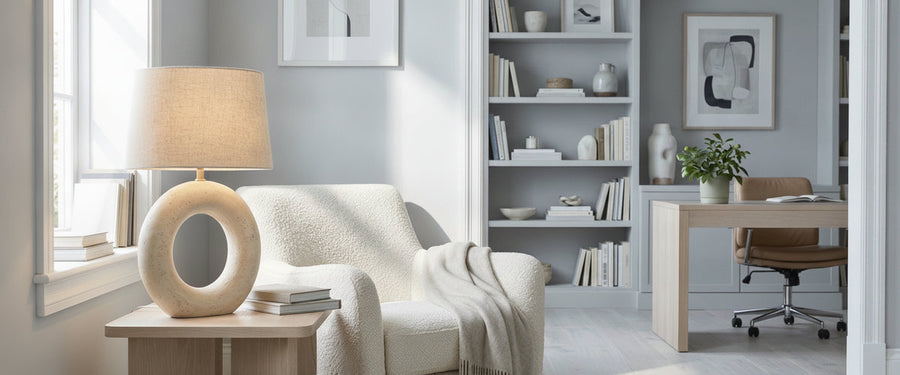 Choosing a Travertine Stone Table Lamp: What the Pores Do to Light - travertine stone table lamp