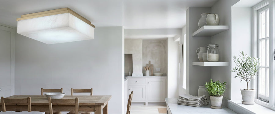Flush Mount Kitchen Lighting: How to Light a Low Ceiling Properly - flush mount kitchen