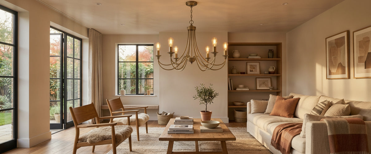 How to Buy a Retro Brass Chandelier That Ages Well - retro brass chandelier