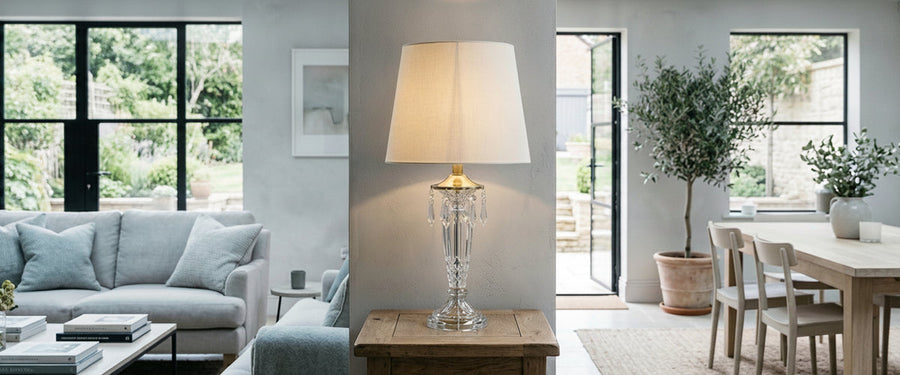 How to Buy Crystal Table Lamps That Look Considered, Not Fussy - crystal table lamps
