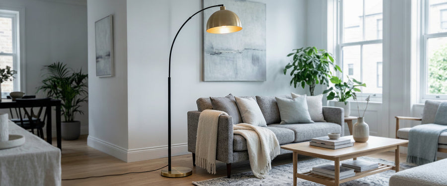 How to Choose a Black Gold Floor Lamp That Reads Bold, Not Busy - black gold floor lamp