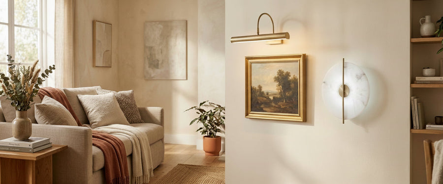 How to Choose a Picture Light That Actually Flatters the Art - picture light