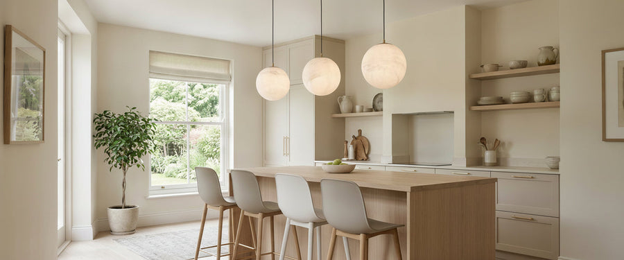 How to Choose an Alabaster Globe Pendant Light That Glows Instead of Glares - alabaster globe pendant light