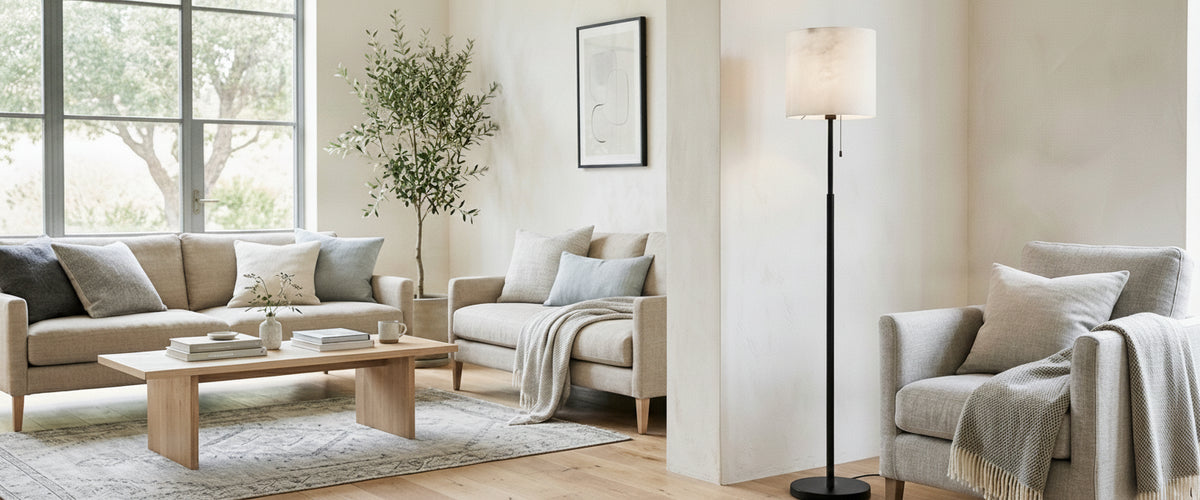 How to Choose an Industrial Floor Lamp That Still Feels Warm - industrial floor lamp