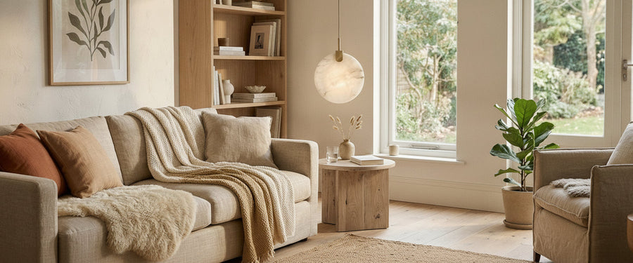 How to Light a Scandinavian Living Room Without Making It Feel Cold - scandinavian living room