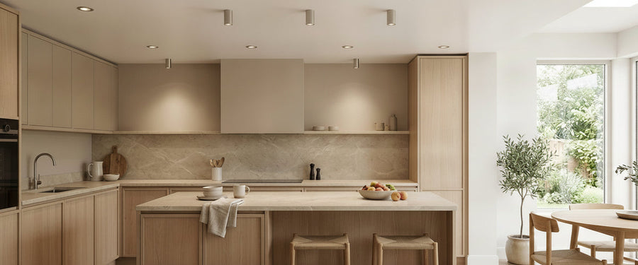 Kitchen Recessed Downlights Without the Car Park Effect - kitchen recessed downlights