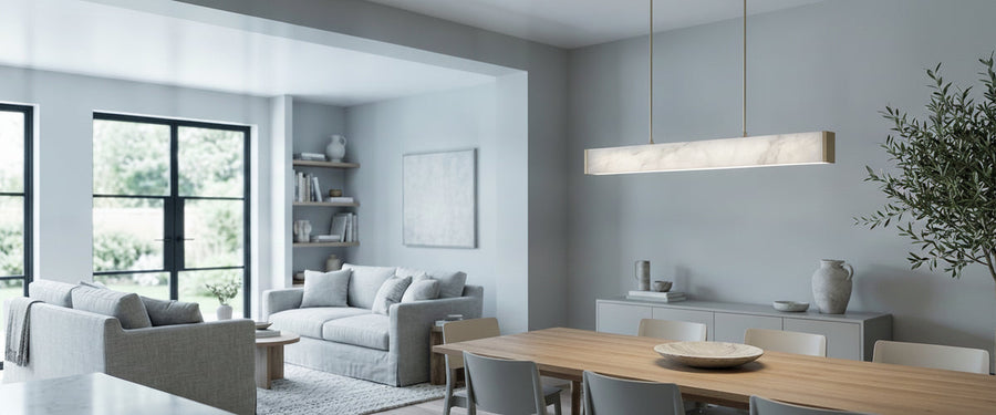 Linen Pendant Light or Alabaster: What the Shade Material Really Changes - linen pendant light