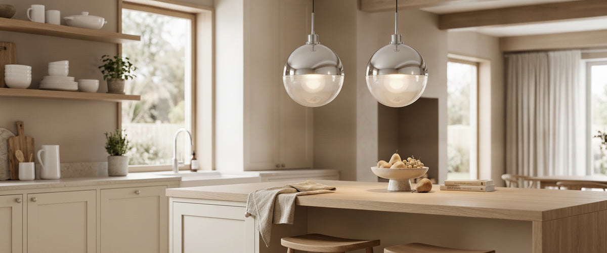 The Chrome Globe Pendant Light Is a Mirror First and a Lamp Second - chrome globe pendant light