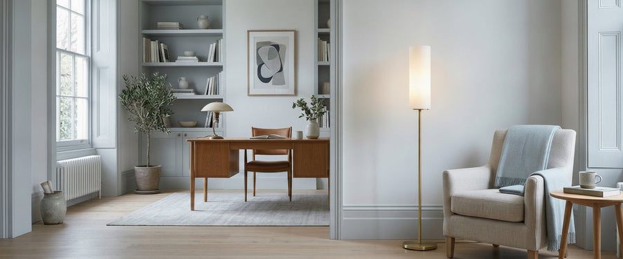 Where a Frosted Glass Floor Lamp Actually Earns Its Place - frosted glass floor lamp