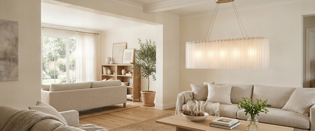 Where a Modern Crystal Chandelier Belongs in a Living Room (Hint: Rarely the Centre) - modern crystal chandelier