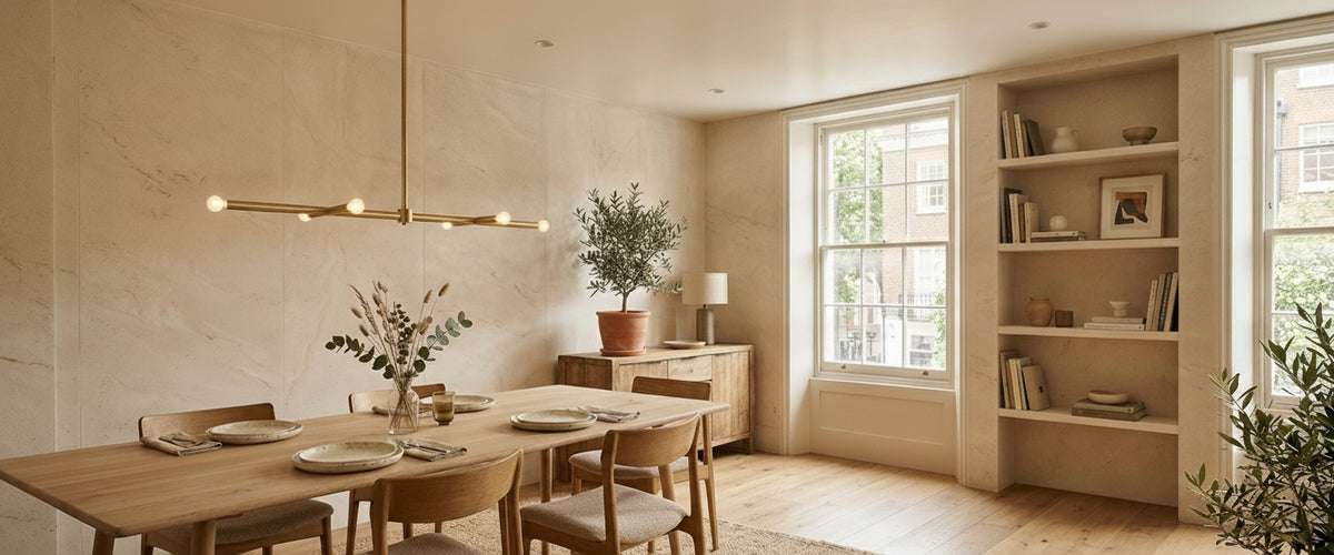 Why a Brass Tube Chandelier Lives or Dies by Its Ceiling - brass tube chandelier